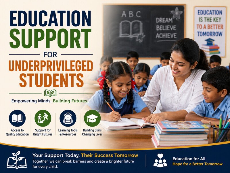 Education Support for Underprivileged Students